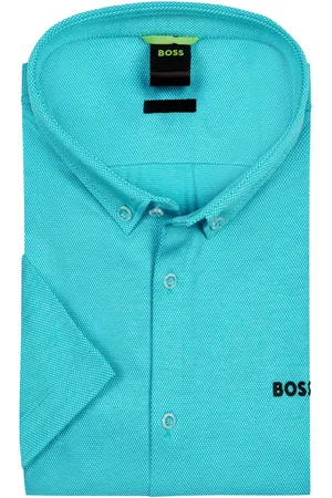 HUGO BOSS The Motion Kurzarmhemd in Dynamic Jersey-Qualität, Regular Fit