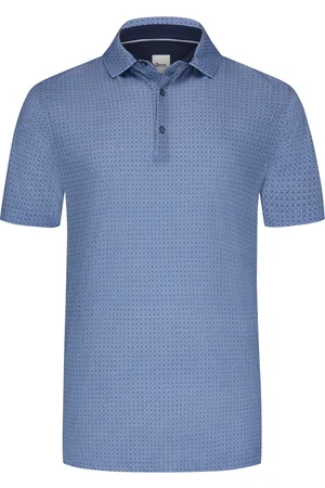 Brax Ultralight Piqué-Poloshirt mit Allover-Muster