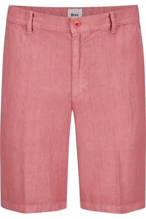 Brax Leinen-Bermudas mit elastischem Bund, Modern Fit