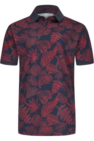 JP 1880 Poloshirt aus Baumwolle mit floralem Muster