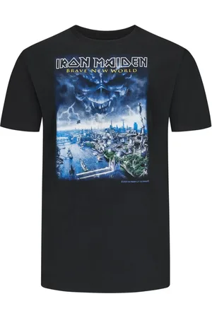JP 1880 T-Shirt mit Iron Maiden-Aufdruck