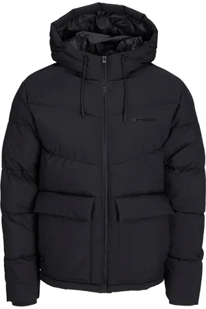 JACK & JONES Jacke in Steppoptik mit Kapuze, Originals Studio