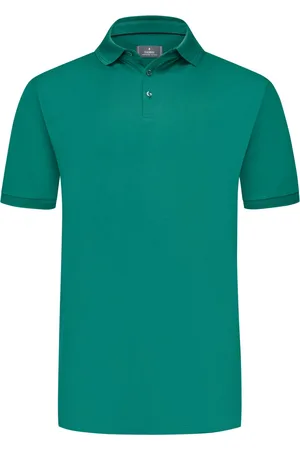 Ragman Poloshirt mit Rippstrick-Bündchen