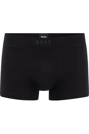 HUGO BOSS 4 Way-Stretch Trunk mit Label-Print aus Microfaser