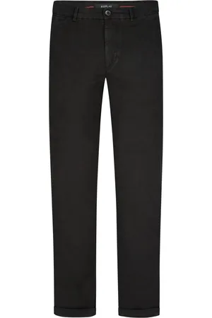 Replay Chino Bard mit Stretchanteil und Umschlag