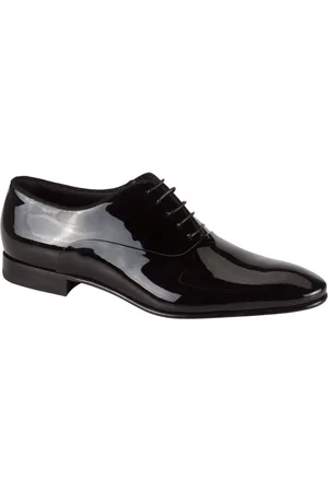 HUGO BOSS Gala-Schuhe aus Lackleder in Oxford-Form