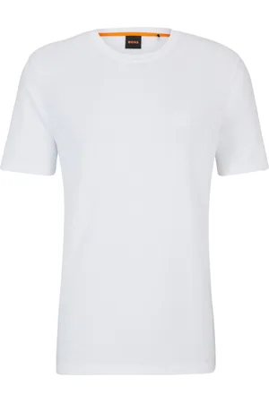 HUGO BOSS T-Shirt mit gummiertem Label-Print