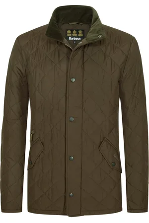 Barbour Leichte Steppjacke mit Cordkragen