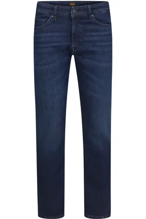 HUGO BOSS Raw Jeans Delaware mit Stretchanteil, Slim Fit