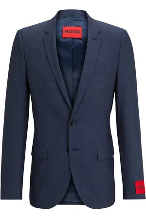 HUGO BOSS Anzugsakko mit feiner Struktur und 4-Way-Stretch