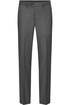 Dressler Anzughose Jim aus Superior Super-150-Schurwolle, Shaped Fit