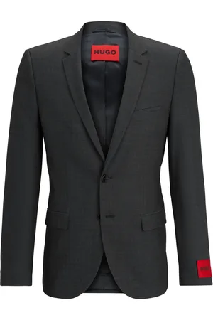 HUGO BOSS Anzugsakko mit feiner Struktur und 4-Way-Stretch