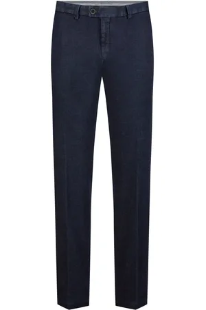 Hiltl Chino Tarent aus elastischer Baumwolle in Denim-Optik, Slim Fit