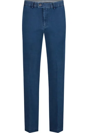 Hiltl Chino Tarent aus elastischer Baumwolle in Denim-Optik, Slim Fit