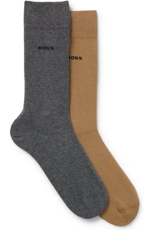 HUGO BOSS 2er Pack mittelhohe Socken mit Rippbündchen