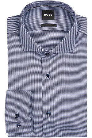 HUGO BOSS Hemd mit fein strukturiertem Muster, Regular Fit
