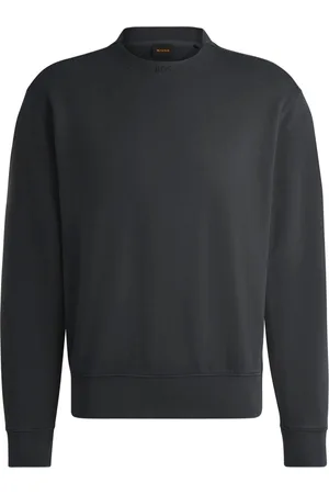 HUGO BOSS Unifarbenes Sweatshirt aus Baumwolle