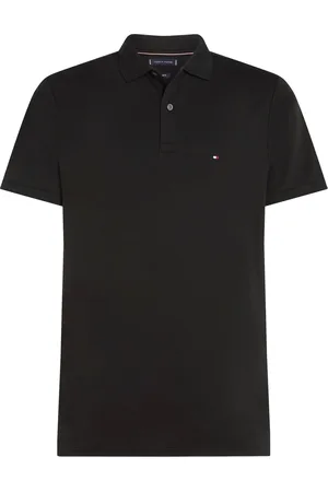 Tommy Hilfiger Glattes Poloshirt in jersey-Qualität mit Logo-Stickerei