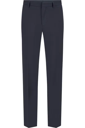 HUGO BOSS Baukasten-Hose Marzotto aus Schurwolle, Slim Fit