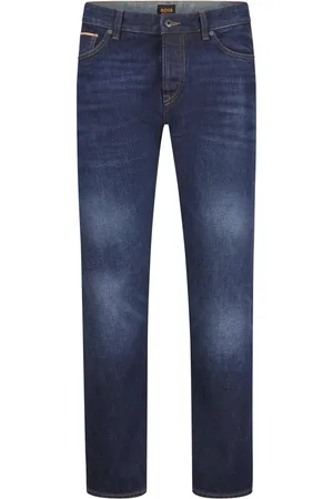 HUGO BOSS Jeans Onyx im Washed Raw-Look, Slim Taper