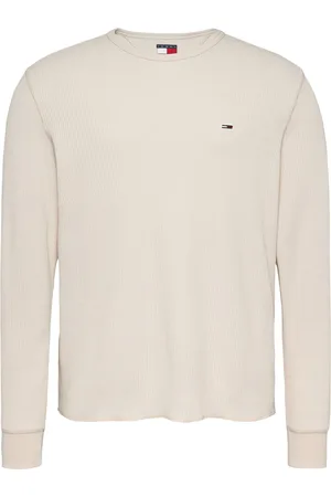 Tommy Hilfiger Longsleeve mit Waffelstruktur und Logo-Stickerei