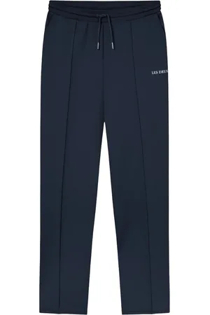 Les Deux Sweatpants mit Stretchanteil und Label-Schriftzug