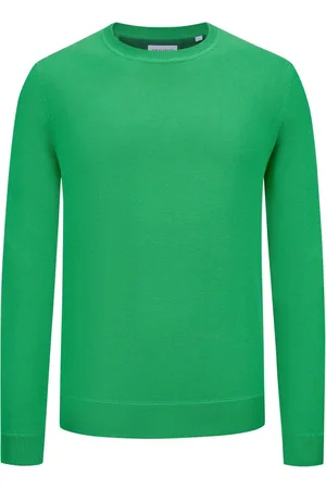Tom Rusborg Pullover mit O-Neck aus Baumwoll-Seiden-Mix