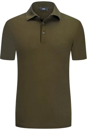 HERNO Unifarbenes Poloshirt in Jersey-Qualität