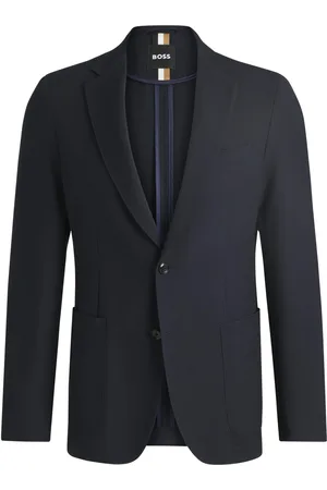 HUGO BOSS Ungefüttertes Sakko mit Stretchanteil, Slim Fit