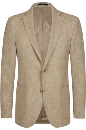 Dressler Sakko aus Wolle und Leinen, Regular Fit