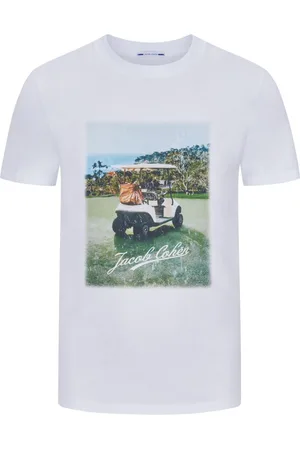 Jacob Cohen T-Shirt mit Golf-Fotoprint