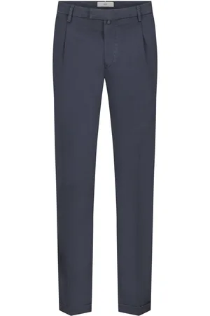 Briglia 1949 Chino mit Stretch und Bundfalte, Slim Fit