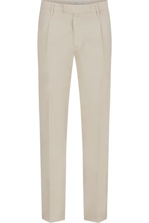 Briglia 1949 Chino mit Stretch und Bundfalte, Slim Fit
