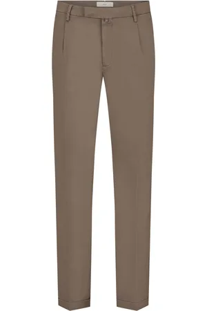 Briglia 1949 Chino mit Stretch und Bundfalte, Slim Fit