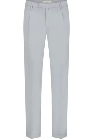 Briglia 1949 Chino mit Stretch und Bundfalte, Slim Fit