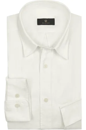 Belstaff Leinenhemd in Washed-Optik mit Brusttatsche