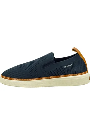 GANT Slipper aus Mesh mit Leder-Details