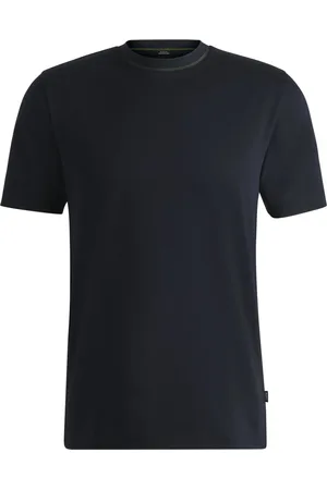HUGO BOSS T-Shirt aus merzerisierter Baumwolle, Slim Fit