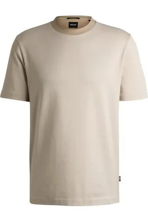 HUGO BOSS T-Shirt aus merzerisierter Baumwolle