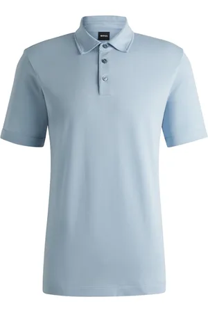 HUGO BOSS Jersey-Poloshirt aus Lyocell und Baumwolle