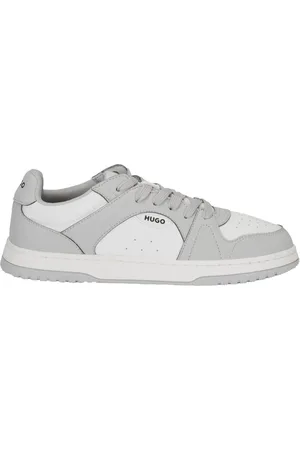 HUGO BOSS Low Top Leder-Sneaker mit Kontrast-Details