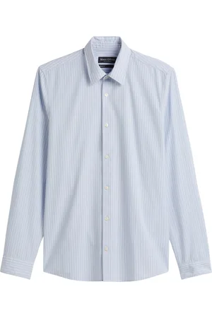 Marc O’ Polo Hemd aus Baumwolle mit Stretch und Streifenmuster, Shaped Fit