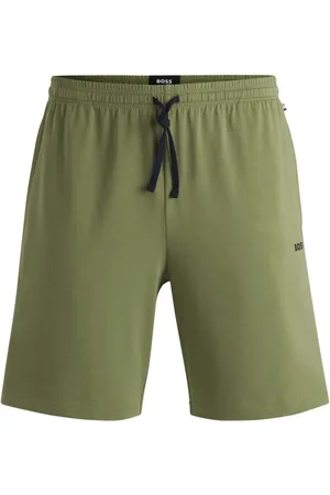 HUGO BOSS Jerseyshorts mit Stickerei und Stretch