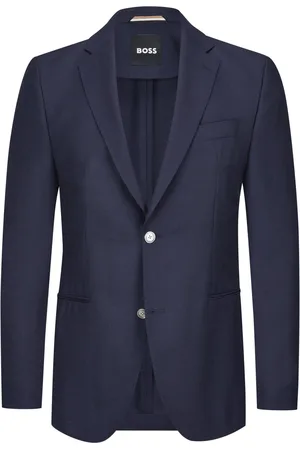 HUGO BOSS Ungefüttertes Sakko aus Schurwolle, Slim Fit