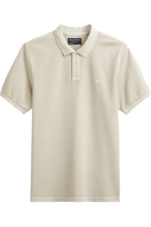 Marc O’ Polo Poloshirt in Washed-Optik mit Label-Stickerei, Regular Fit