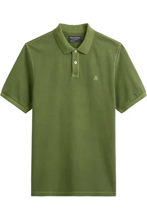 Marc O’ Polo Poloshirt in Washed-Optik mit Label-Stickerei, Regular Fit