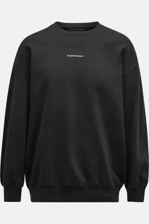 Peak Performance Sweatshirt aus Baumwolle mit gummiertem Label-Schriftzug