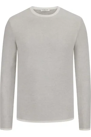 PHIL PETTER Leichter Doubleface-Pullover mit Rollkanten