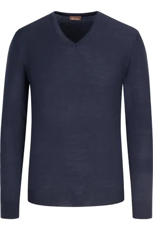 Stenströms Pullover aus Merinowolle mit V-Ausschnitt