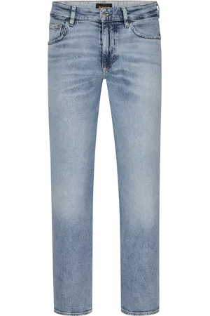 HUGO BOSS Bleached-Jeans Troy Cropped, Regular Taper